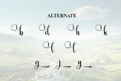 Highland Script Typeface font