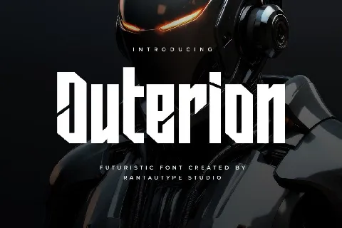 Outerion font