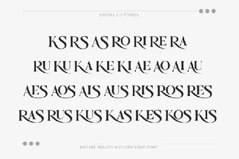 Broske font