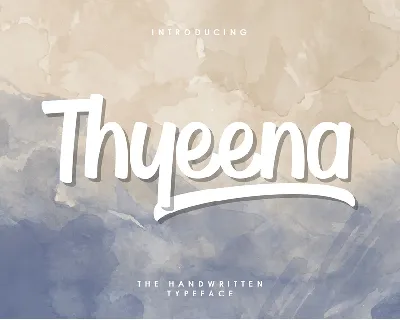 Thyeena Handwritten Free font