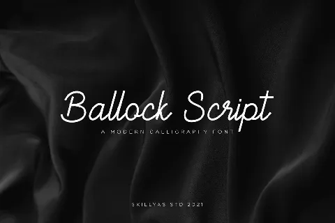 Ballock font