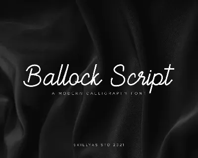 Ballock font