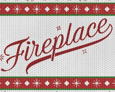 Fireplace PERSONAL USE ONLY font