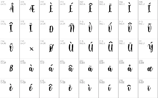Cataleya Script font