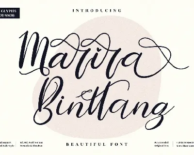 Marira Binttang font