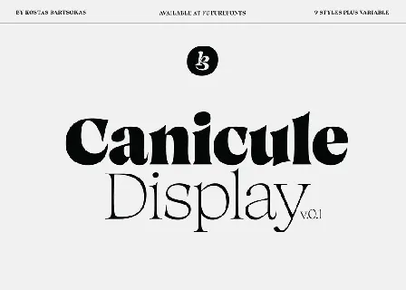 Canicule Family font