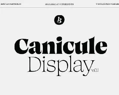 Canicule Family font