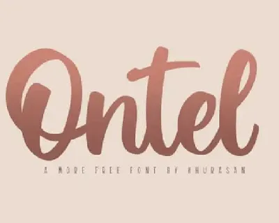 Ontel Script font