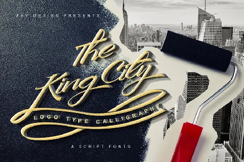 The King City font