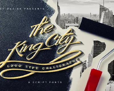 The King City font