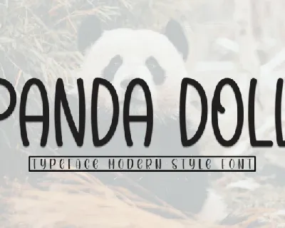 Panda Doll Display font