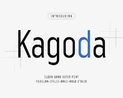 Kagoda Family font