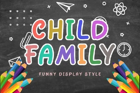 Child Family Display font