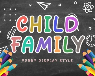 Child Family Display font