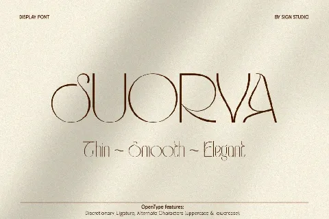 Suorva font