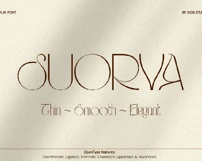 Suorva font