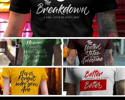 The Breakdown Free Download font