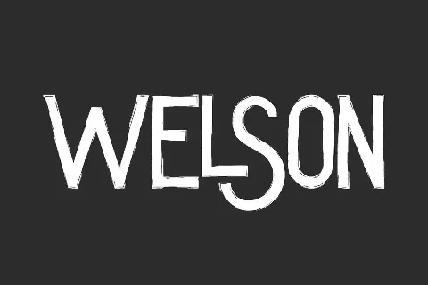 Welson Demo font