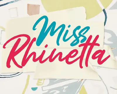 Miss Rhinetta font