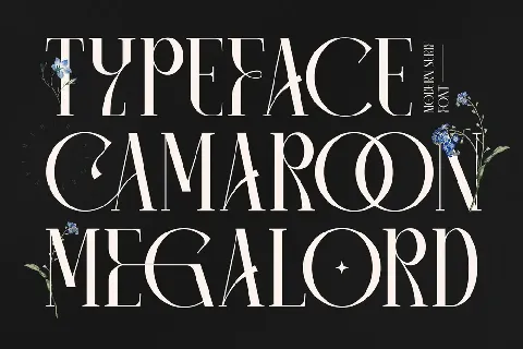 CAMAROON MEGALORD font