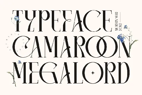 CAMAROON MEGALORD font