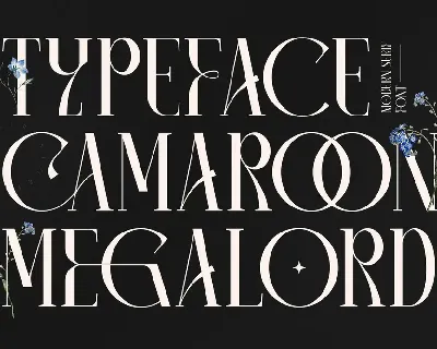 CAMAROON MEGALORD font