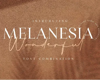 Wonderful Melanesia font