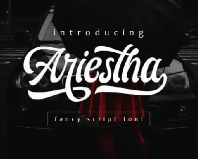 Ariestha Script font