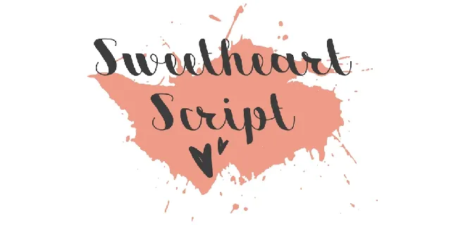 Sweetheart Script Free font