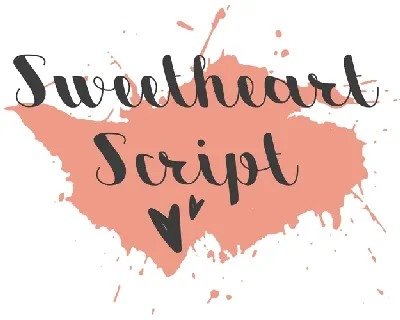 Sweetheart Script Free font