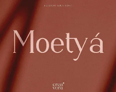 Moetya font