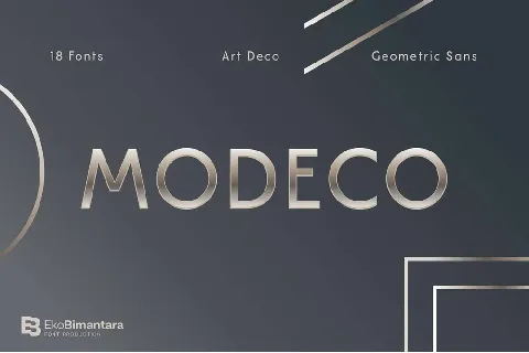 Modeco Family font