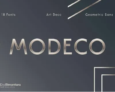 Modeco Family font