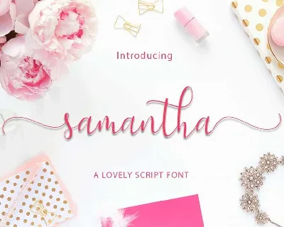 Samantha font