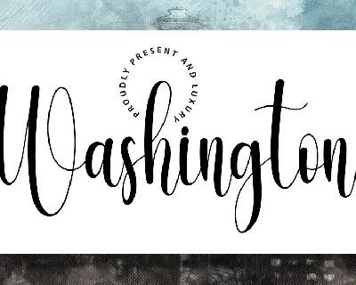 Washington font