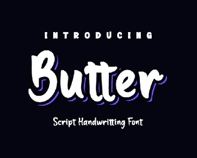 Butter font