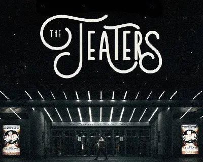 Teaters Typeface font