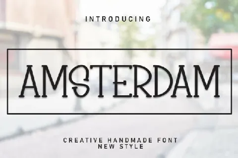 Amsterdam Display font