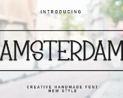 Amsterdam Display font