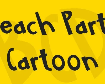 Beach Party Cartoon font