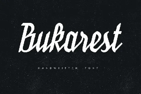 Bukarest Handwriting Free font