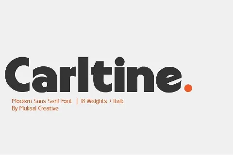 Carltine font