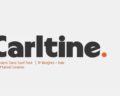 Carltine font