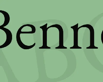 Benne font