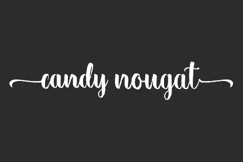 Candy Nougat Demo font