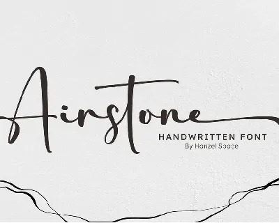 Airstone font