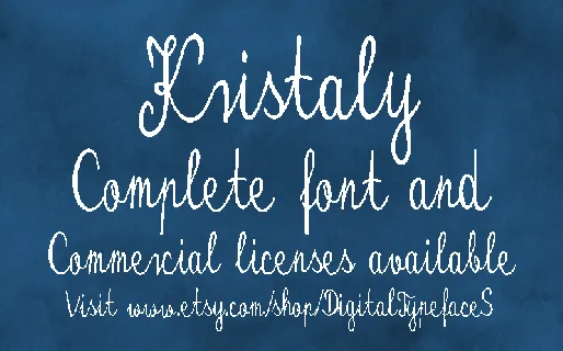 Kristaly font