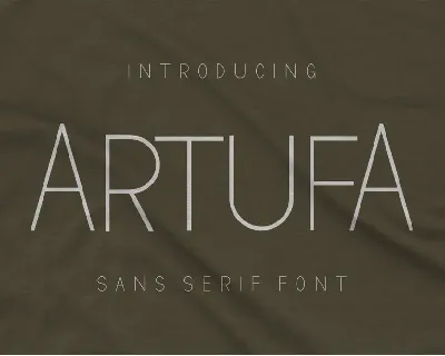 Artufa font