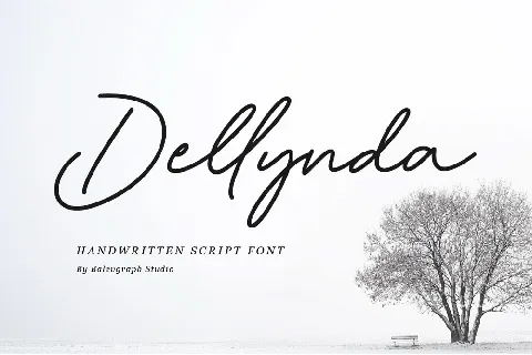 Dellynda font