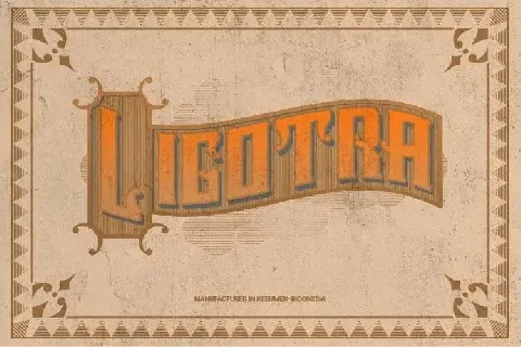 Ligotra Display font